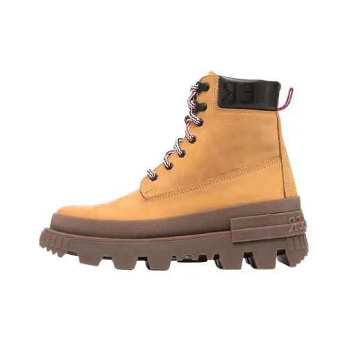 Moncler Короткий Мартин Ботин Мужской Коричневый