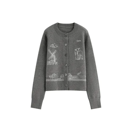 FANSILANEN Дымчатый Серый Женский Трикотаж