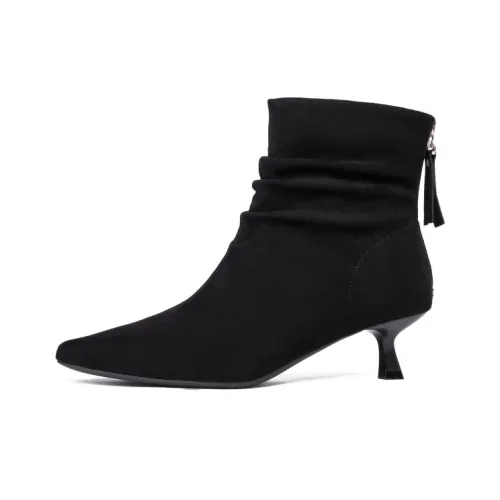 JOSINY Нишевый Роскошный Винтажный Дизайн Ботильоны 5 см Женские