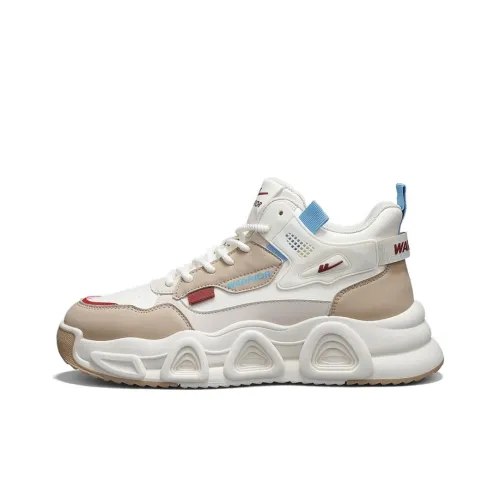 Warrior Аbrasion Resistant Баланс Увеличение Высоты Высокие Топы Толстая Подошва Мужские