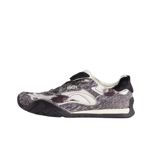 FENDI Wave Impulse Low Top Повседневная обувь Женская Черная