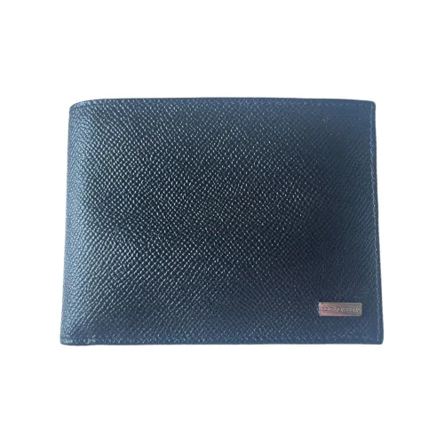 Dolce Gabbana Кошелек из коровьей кожи Унисекс Черный