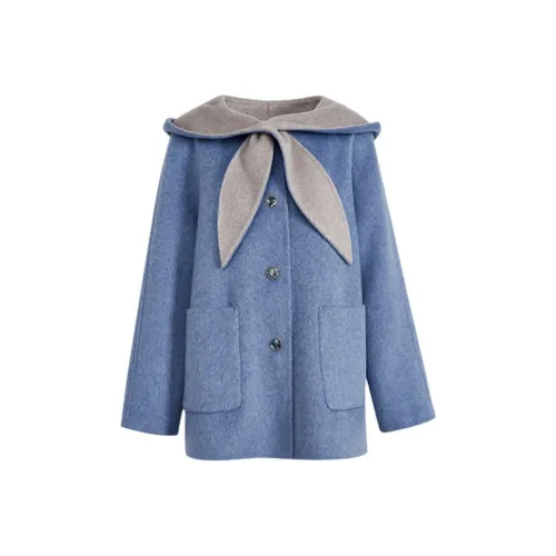 KUOSE Синий Женское Пальто