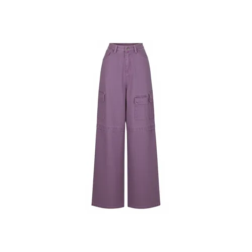 POWXV Фиолетовые Женские Джинсы