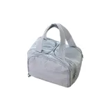 Синяя сумка для макияжа с четырьмя секциями