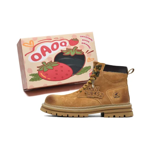 OAOQ Martin Boots Ginger Yellow Unisex OAOQ Мартинсы Имбирно-желтый Унисекс