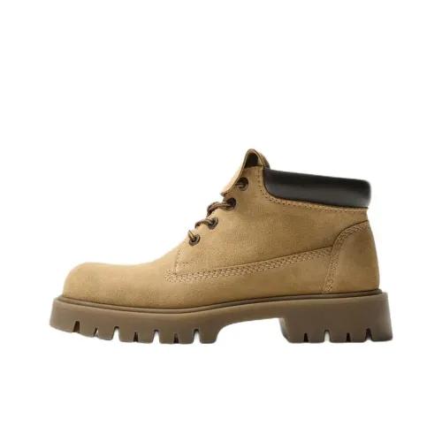 ZARA Ботильоны Бежевые Мужские