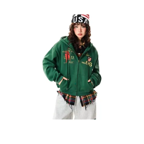 9c collective Зеленый Унисекс Куртки