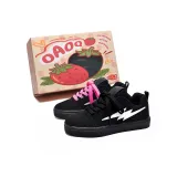 Black (Черный Розовый Несовпадающие Шнурки)