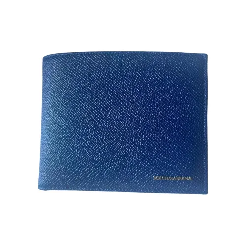 Dolce Gabbana Кошелек из коровьей кожи Унисекс Темно-синий