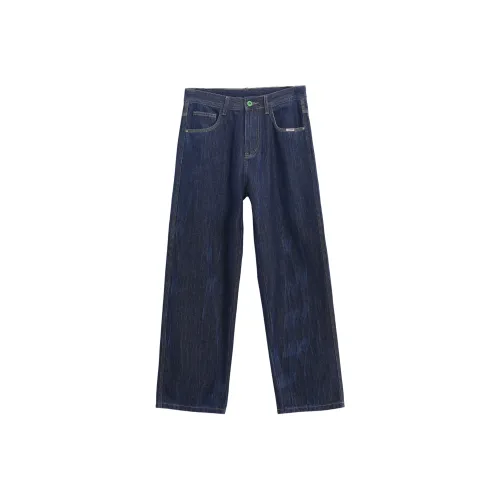 ENTONG Оригинальные джинсы из денима синие унисекс