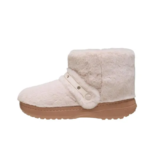 Crocs Классический Unfurgettable Теплоизоляционные Сноубутсы Женские Розовые