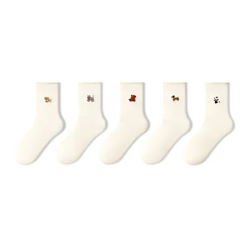 PRIMEET Носки Crew Женские упаковка из 5 пар