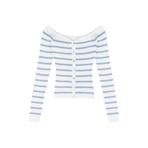 Wang Leshi Белый Женский Трикотаж