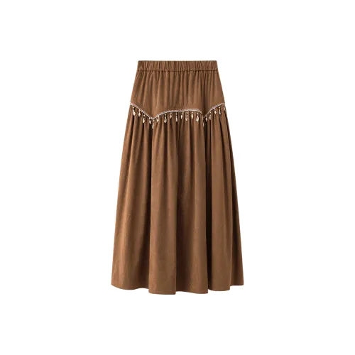 FANSILANEN Повседневный Длинный Юбка Женские