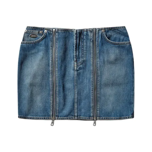 Jean Paul Gaultier Джинсовые короткие юбки Женские