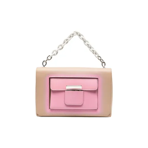 Balenciaga Полиуретан Сумка Женская Бежевая и Розовая