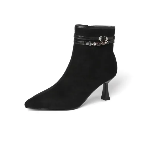 Jin Baichuan Ботильоны 6 Женские Зимний Стиль Позиционирование