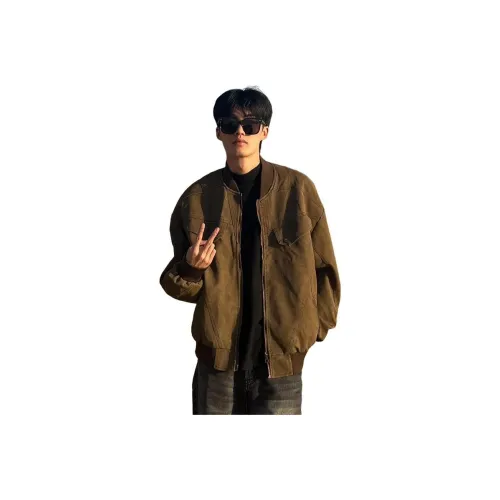 DARK HORSE Темно-коричневые унисекс куртки