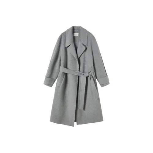 XIANGYING Светло-серый Женский Пальто