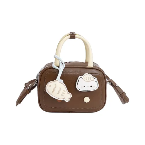 DIFFERENT FACES ПУ (полиуретан) Сумка Женская Кофейного цвета