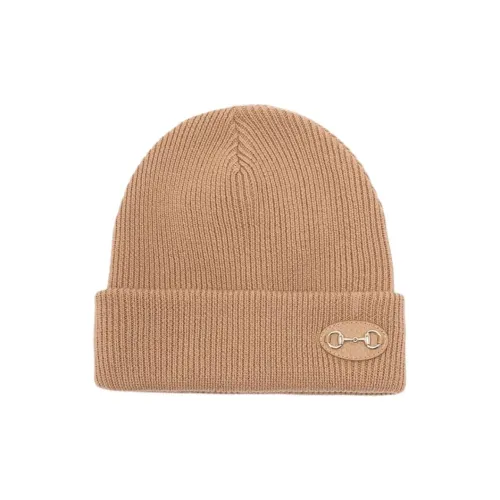 GUCCI Шерстяные шапки Женские Бежевые