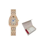 Инопланетянин, знак змеи, розовое золото, гипсофила (коробка с вечными цветами)