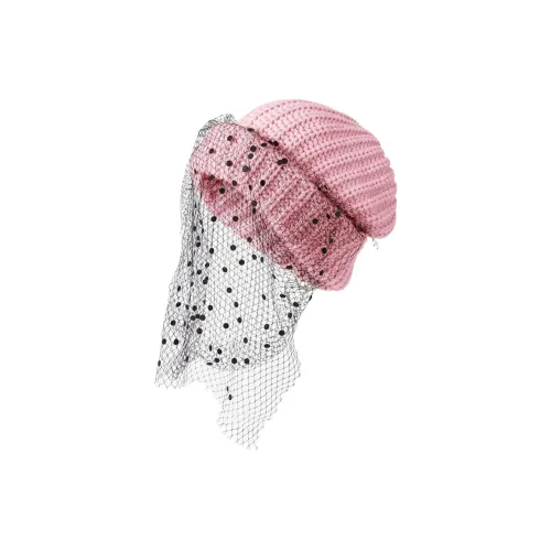 FENDI Шерстяные Шапки Женские Розовые