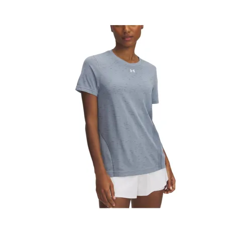 Under Armour Vanish Seamless Стандартная T-рубашка Женская Серый Синий