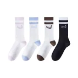 [4 пачки] Светло-фиолетовые полосы + Светло-синие полосы + Кофейные полосы + Белые полосы