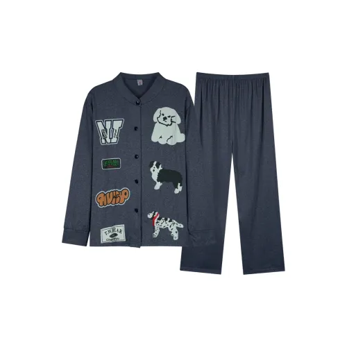 MADALLO Темно-серый женский пижамный комплект