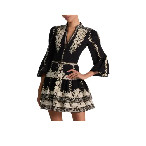 ALICE+OLIVIA Длинное платье с длинными рукавами женское