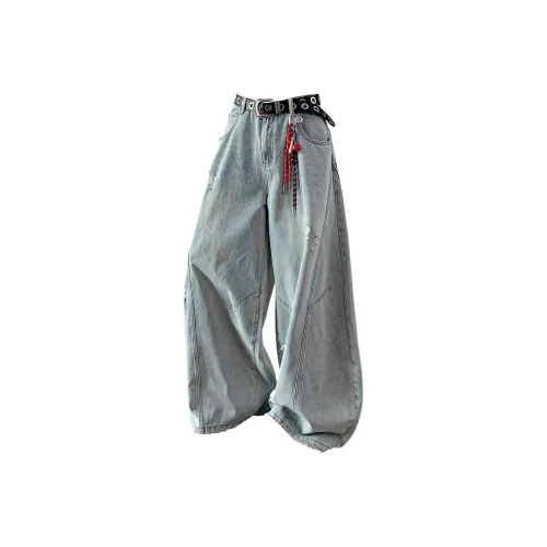 KOKO BASE Light Blue Unisex Jeans KOKO BASE Светло-голубые унисекс джинсы