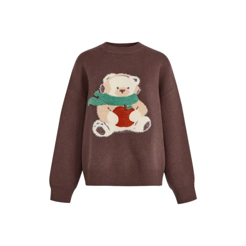 KUOSE Коричневый Женский Свитер