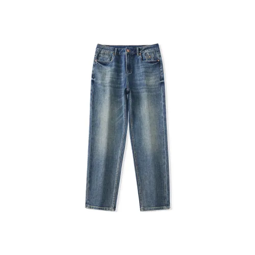 YASHENQISHI ED_925 Синий Мужские Джинсы