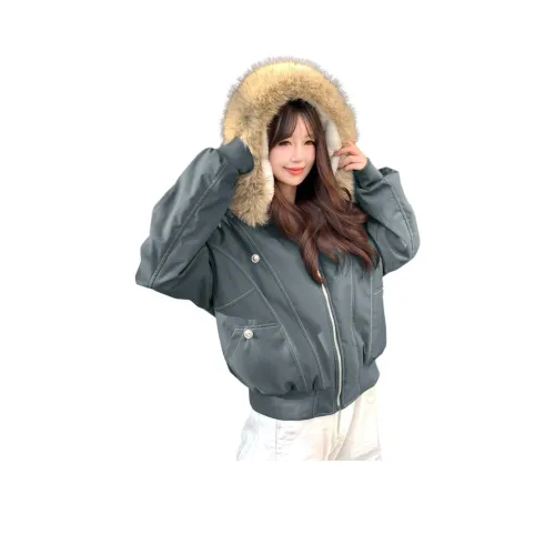 QIAOMONVHAI Хлопковый пуховик женский