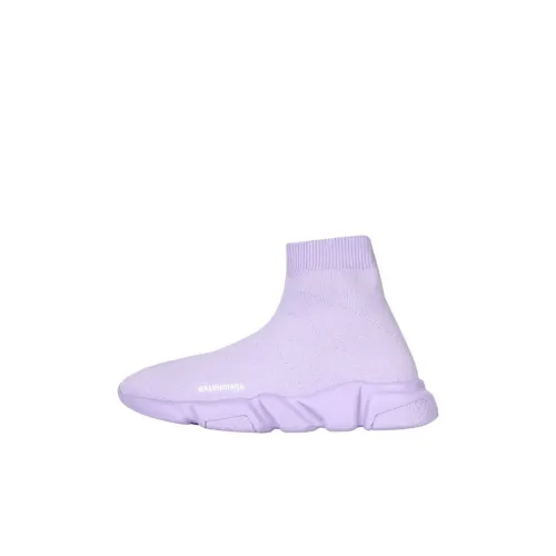 Balenciaga Speed High Топ Kids Lifestyle Shoes Фиолетовый Детский