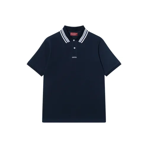 GUCCI Lido Поло Мужское Морской Синий