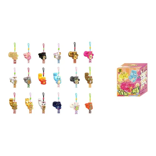 TOP TOY Great Пава Богатство Хранитель 'Благословение' Коллекция Винил MINI DOLL Подвеска Слепые коробки