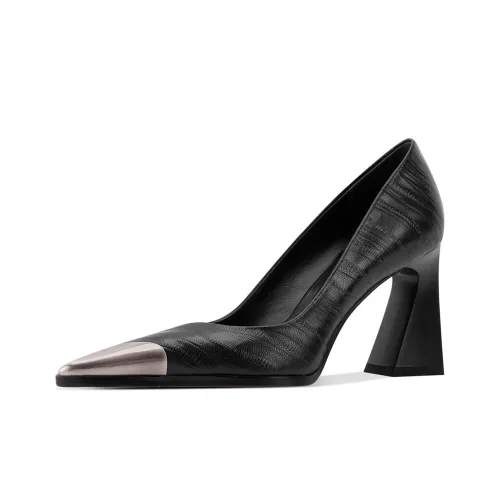 Shesrim Высокие каблуки с грубым покрытием Женские