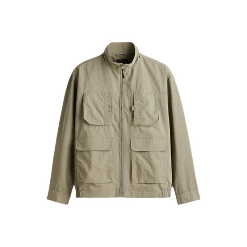 H M Зеленые Мужские Куртки