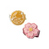 Желтый нефритовый кролик + вишневый цветок, пирожные на месяц [DIY материал, сумка]