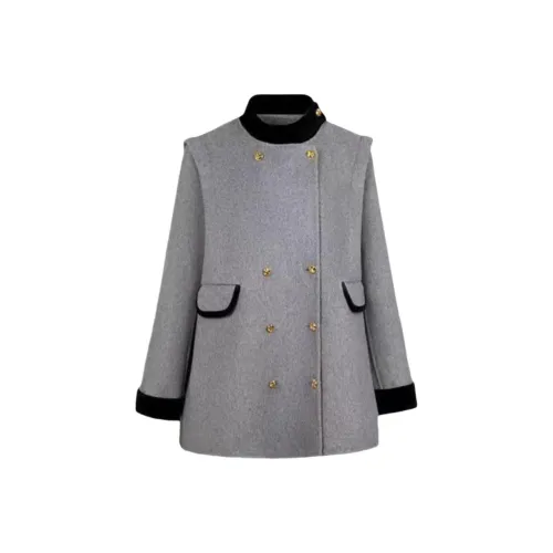 COMMA GIRL Серый Пальто Женское Пальто
