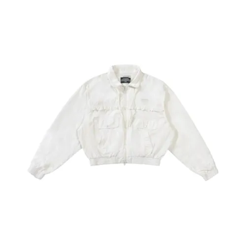 Moromoro Кружево Шнур Loose Вышитая Куртка Женская