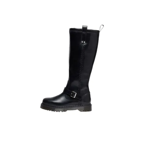 Dr.Martens ANISTONE KH Высокие сапоги на колено 3,5 см Женские Черные