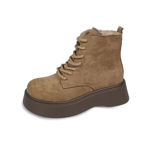 TELENT Короткие Платформа Мартинсы Женские