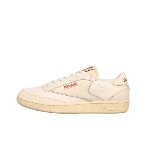 KODAK x REEBOK CLUB C 85 Скейтборд Кроссовки Унисекс Бежевый