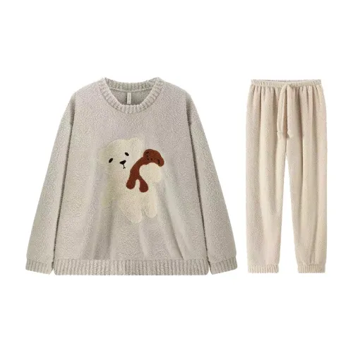 O'MESIK Абрикос Женские Пижамные Комплекты