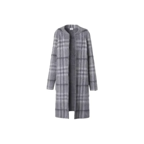 Burberry Сланцево-серый Женское пальто