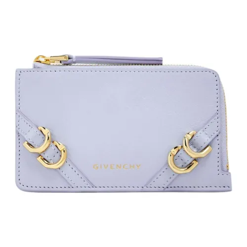 GIVENCHY Voyou Телячья кожа Держатель для карт Женский Светло-фиолетовый